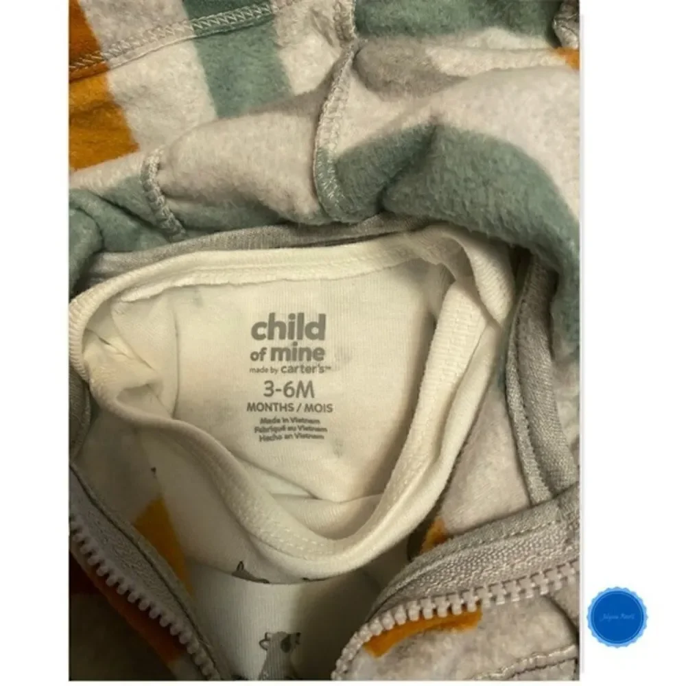 CHILD of Mine by Carter's Baby Boy Hooded 3pc Outfit Set